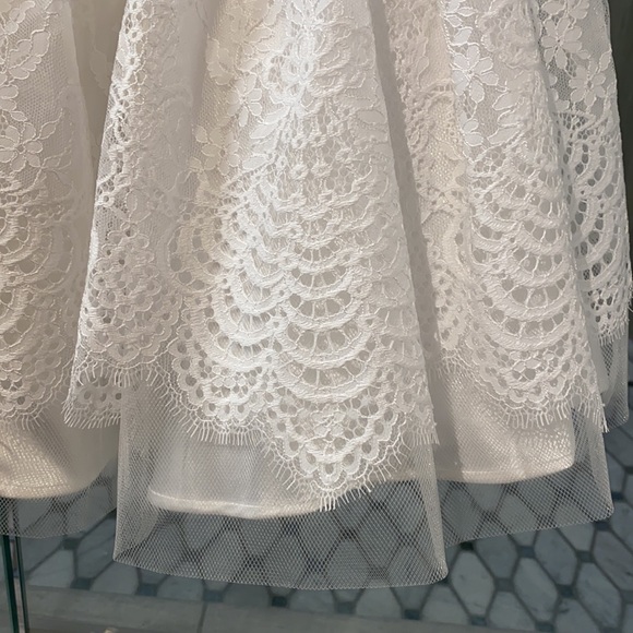 BeBe Scalloped Lace Circle Skirt. - Picture 5 of 12